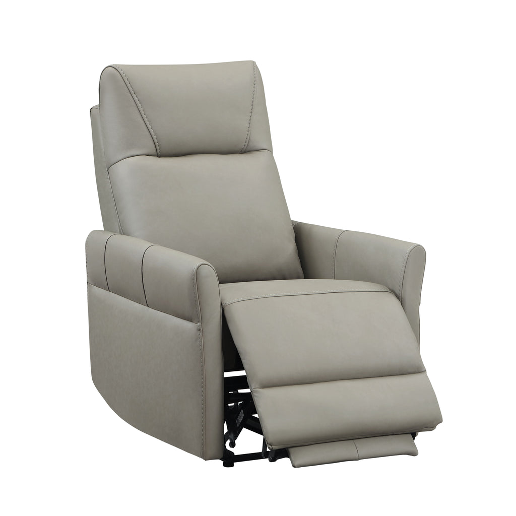 Dual Power Recliner with Power Headrest - Leather Match