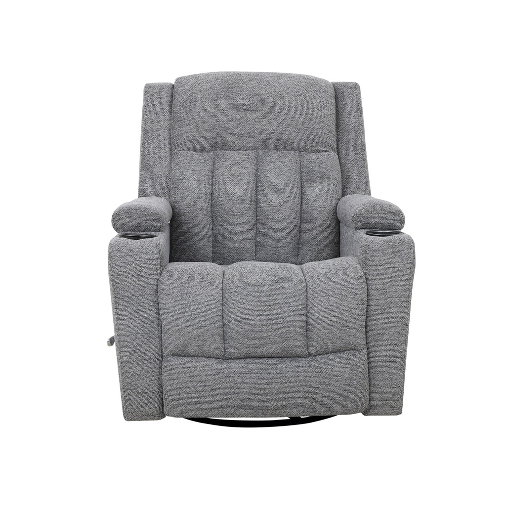 Swivel Glider Recliner with Cup Holders