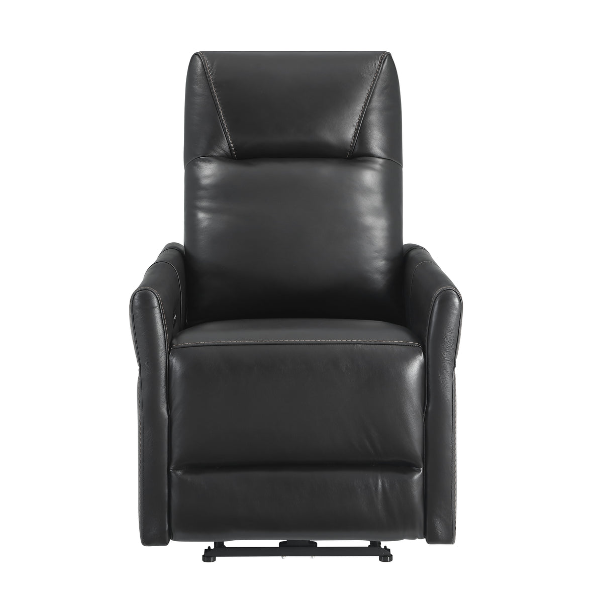 Dual Power Recliner with Power Headrest - Leather Match