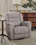 Plush Fabric Recliner