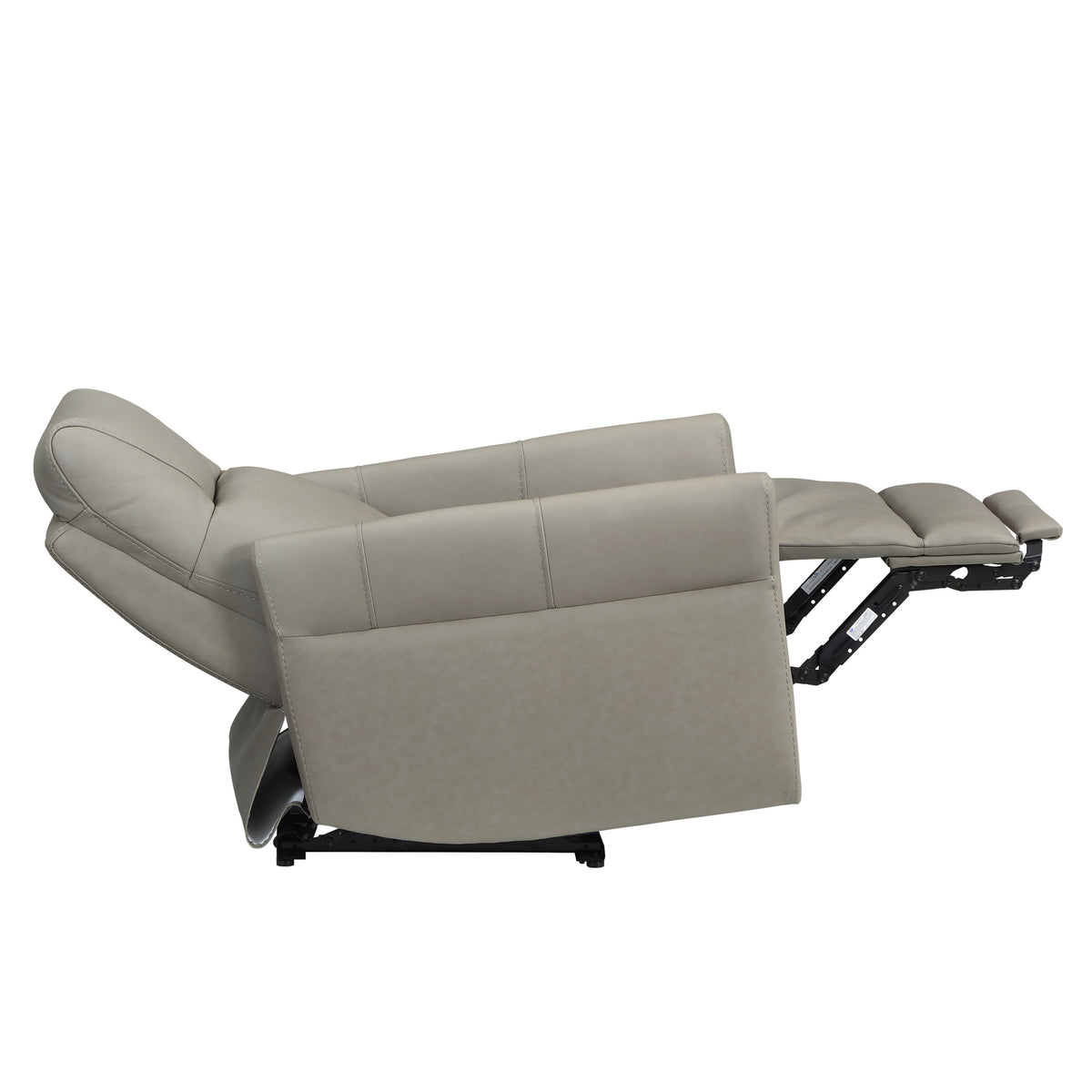 Dual Power Recliner with Power Headrest - Leather Match