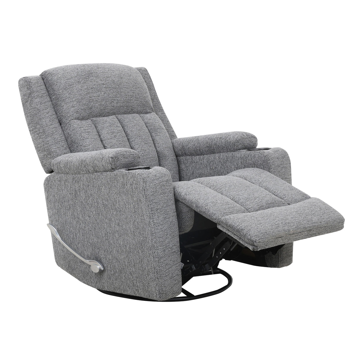 Swivel Glider Recliner with Cup Holders
