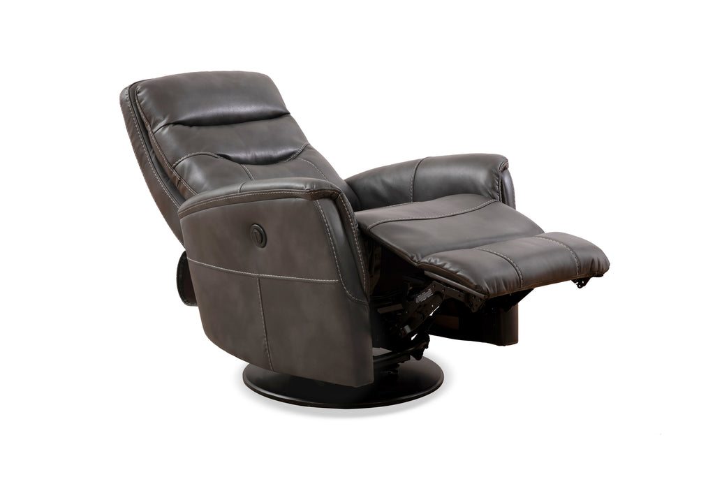 Power Recliner - Leather Match
