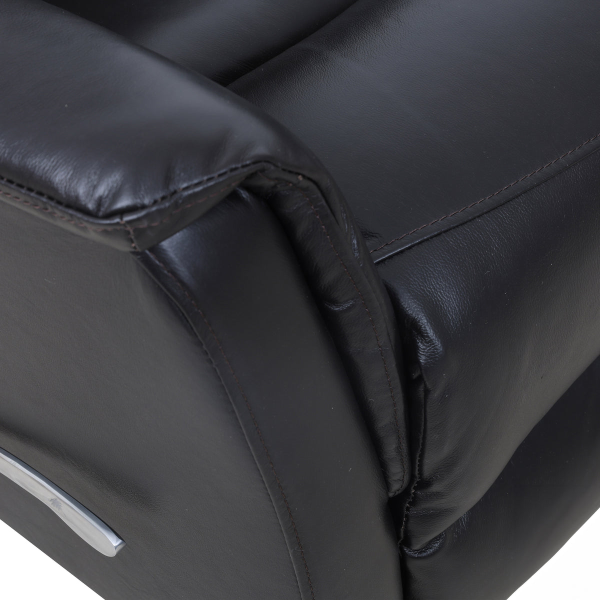Glider Rocker Recliner - Top-Grain Leather Match
