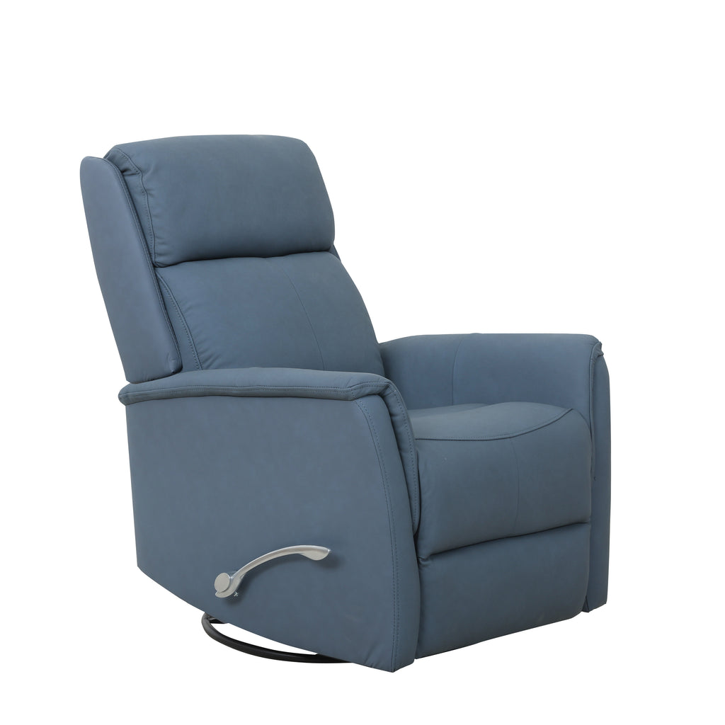 Glider Rocker Recliner - Top-Grain Leather Match