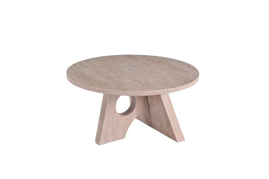 Cambrie Round Coffee Table - Beige