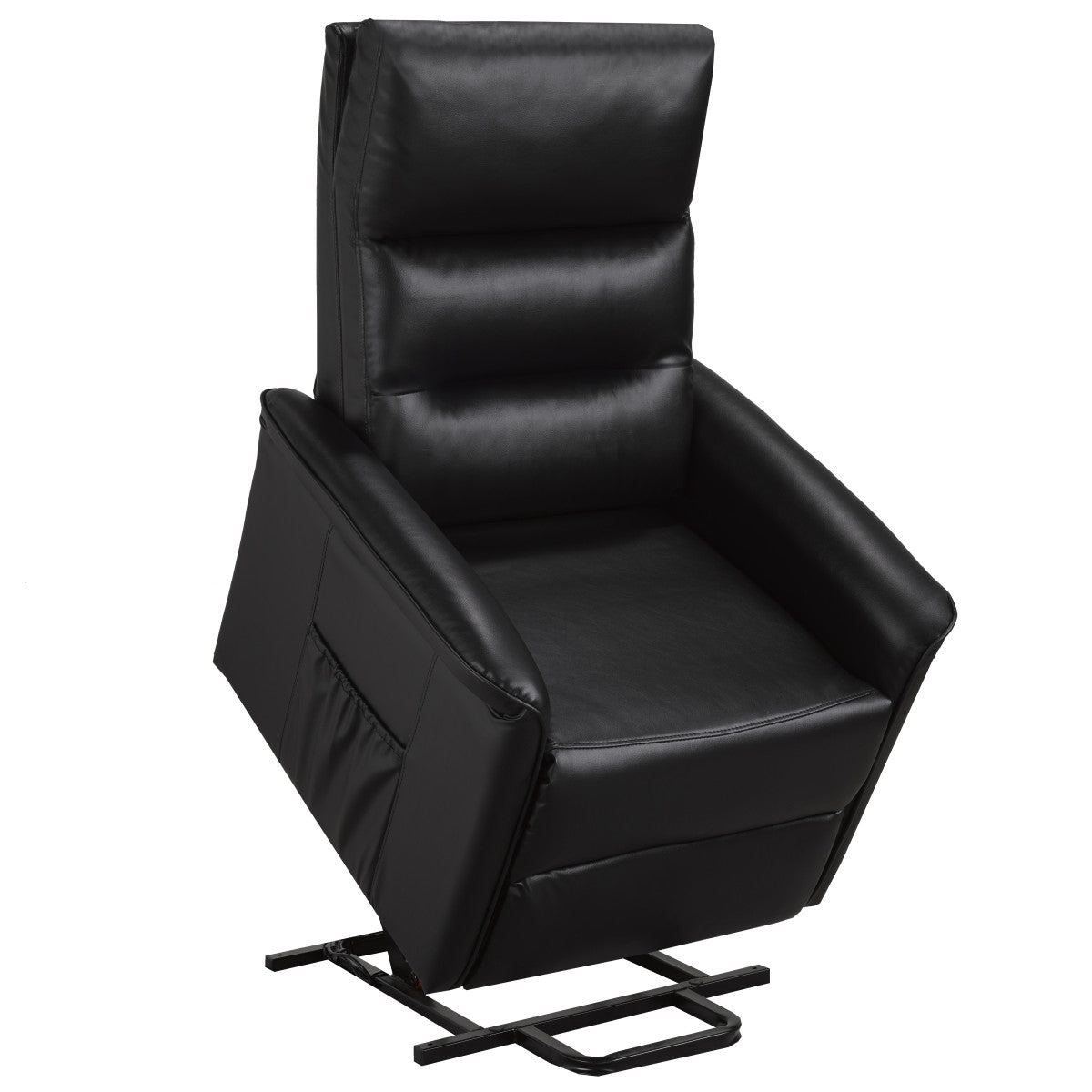 Power lift recliner chair model 8106 in black