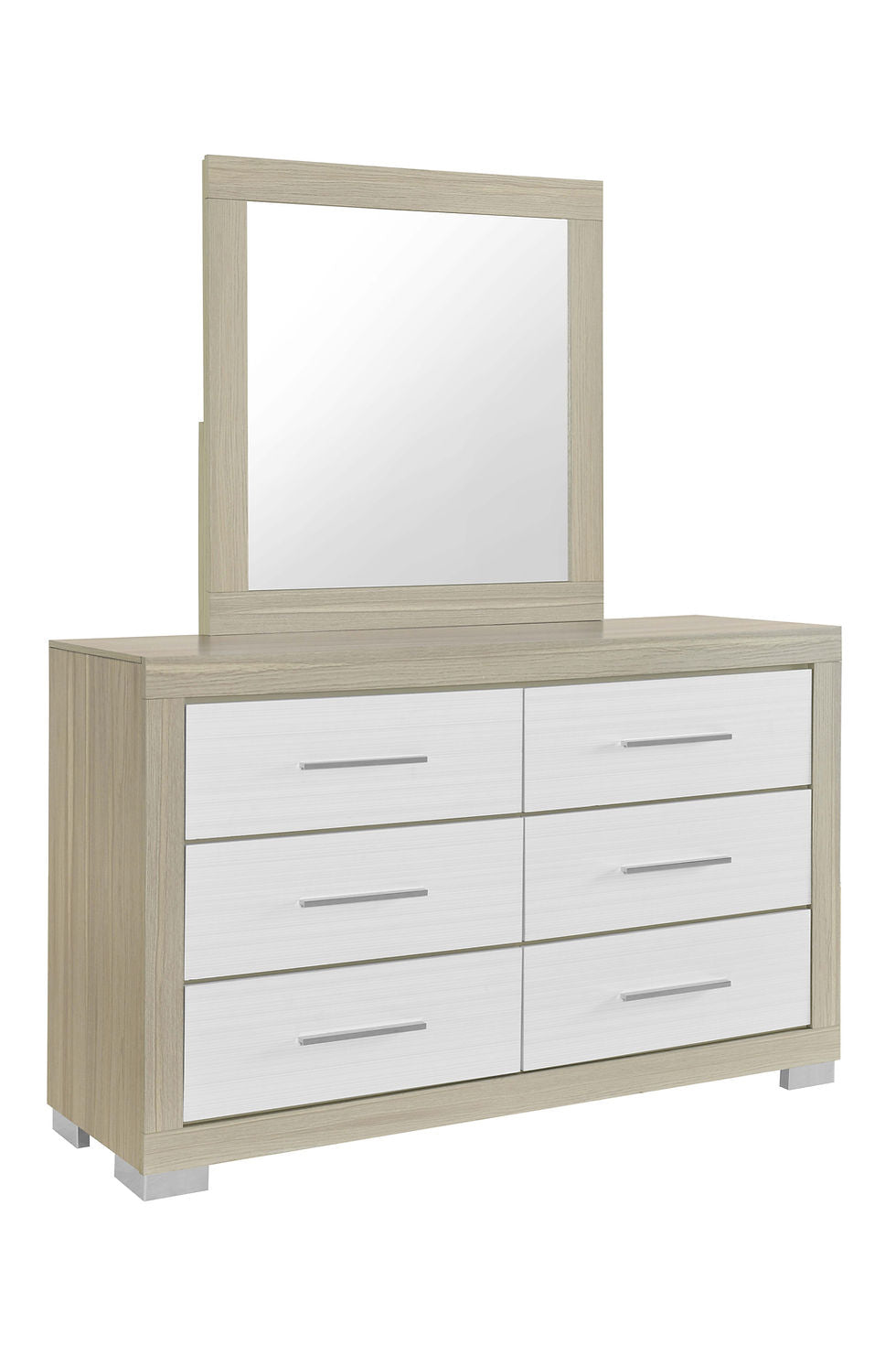 Emma Natural & White Storage Platform Bed - additional view