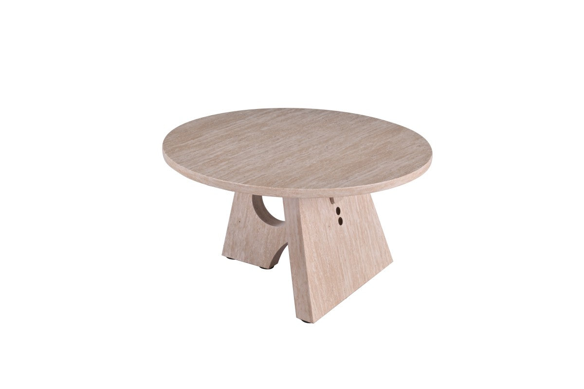 Cambrie Round Coffee Table - Beige