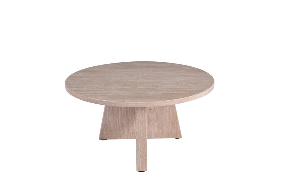 Cambrie Round Coffee Table - Beige
