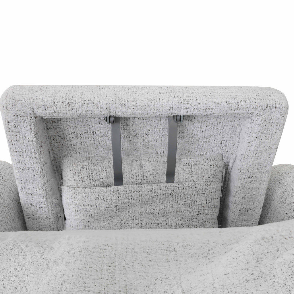 Rounded Swivel Glider Recliner - Sahara Arctic