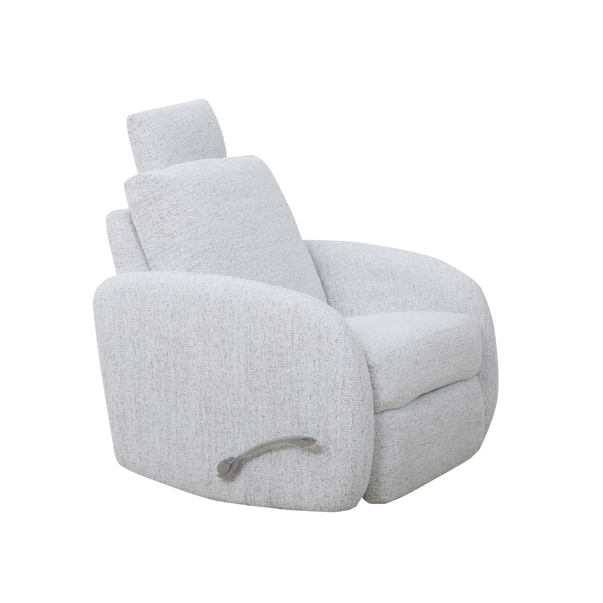 Rounded Swivel Glider Recliner - Sahara Arctic