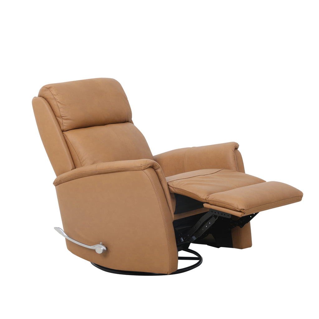 Glider Rocker Recliner - Top-Grain Leather Match