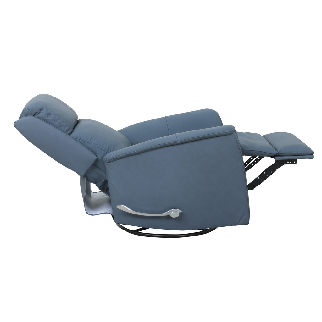 Glider Rocker Recliner - Top-Grain Leather Match