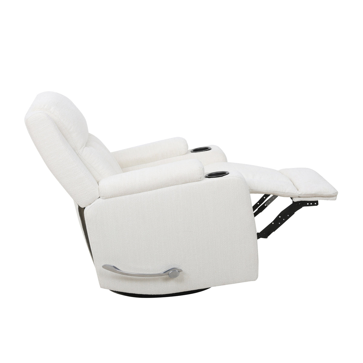 Swivel Glider Recliner with Cup Holders