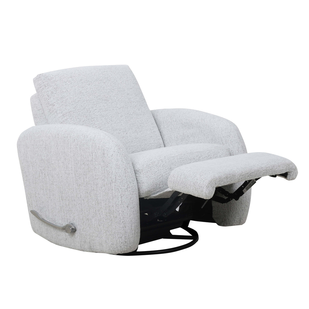 Rounded Swivel Glider Recliner - Sahara Arctic