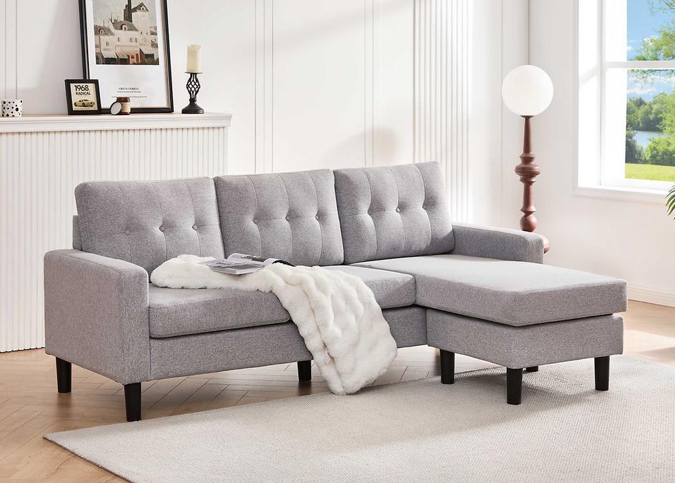 Compact Reversible Sectional Sofa - alternate view