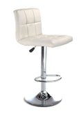 IFDC ST-139 white adjustable bar stool