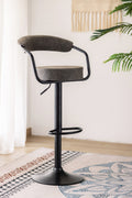 IFDC ST-7561 grey adjustable swivel bar stool