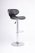 IFDC ST-7700 black adjustable swivel bar stool