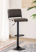 IFDC ST-7801 grey adjustable swivel bar stool