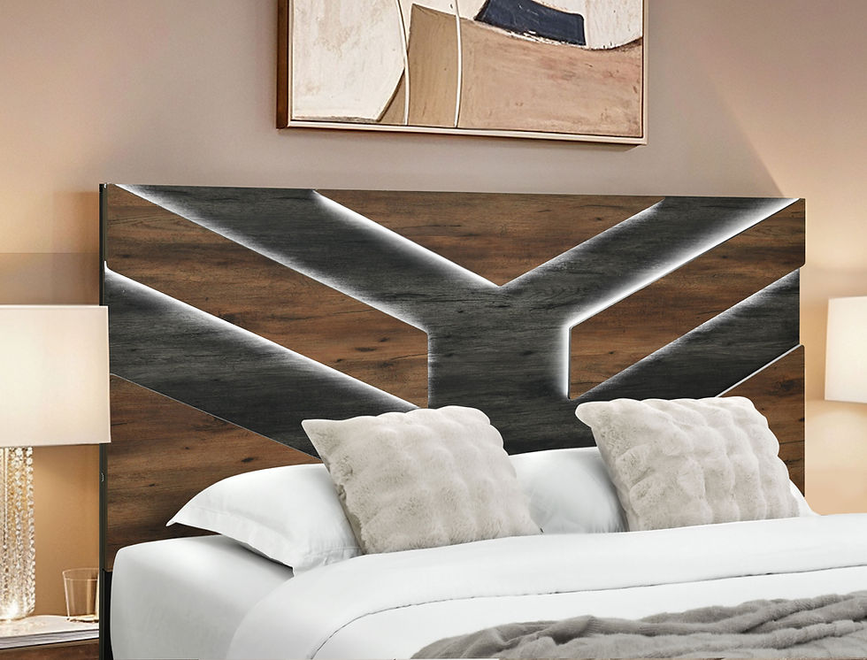 Optimus LED Bedroom Set - alternate view