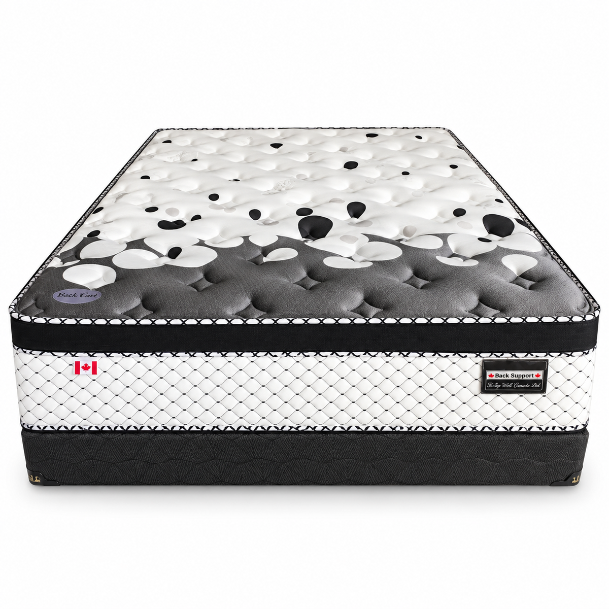 Back Support Dual-Sided Flippable Mattress (Medium/Firm) on white background