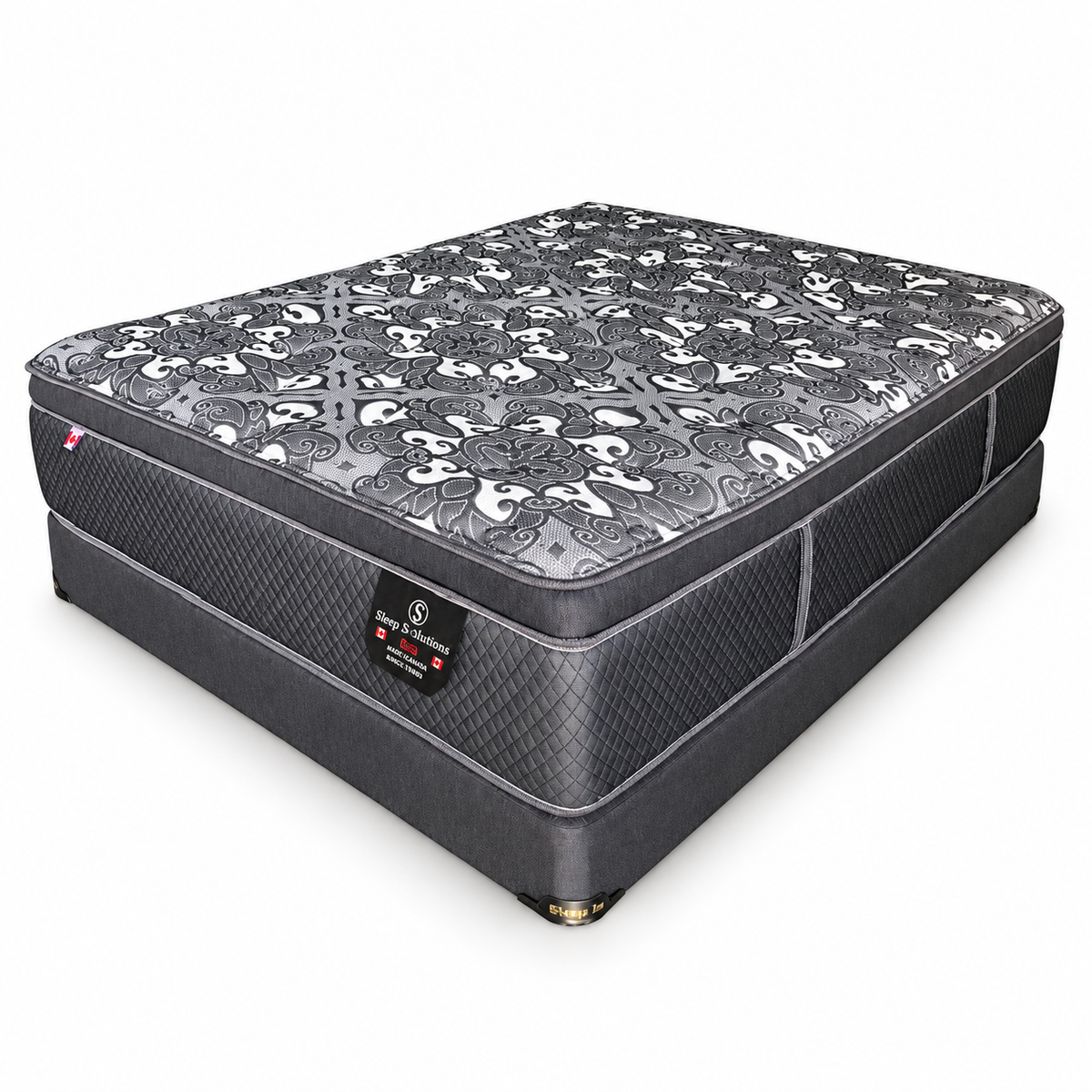 Bella Pocket Coil Pillow Top Mattress (Medium Soft) on white background