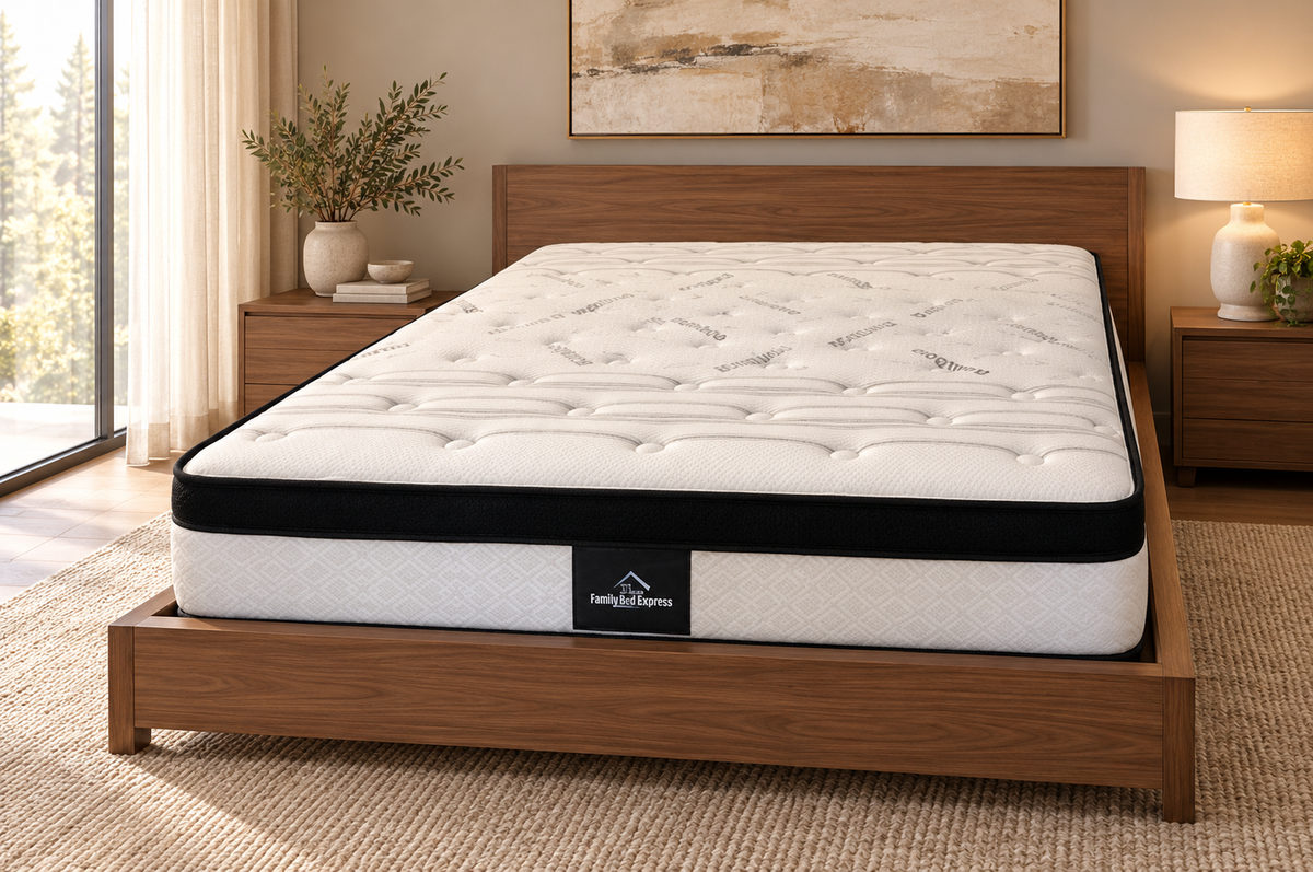 Bio Foam Mattress (Medium Firm) in a modern bedroom setting