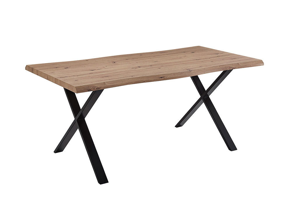 7-Piece Live Edge Dining Set - Dark Grey - additional view