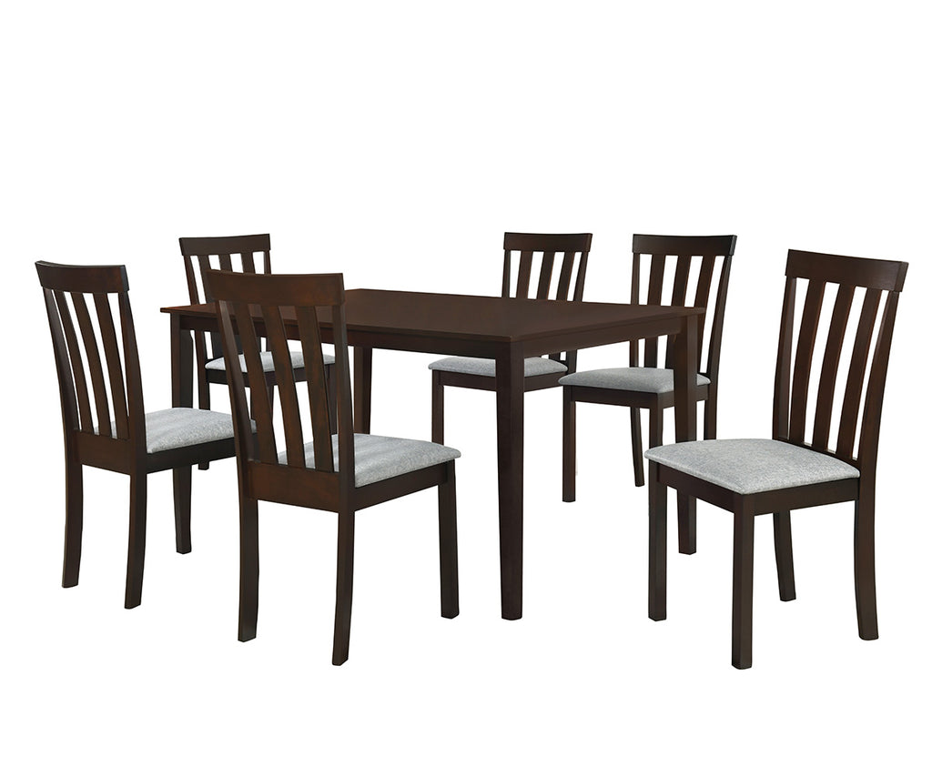 Diana 7Pc Dining Set - Espresso