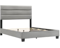 Gary Bed Frame - Full/Queen - Grey/Black - Decor Furniture & Mattress