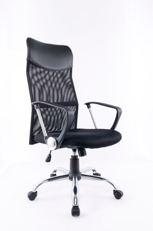 High Back Office Chair - Black - Decor Furniture & Mattress