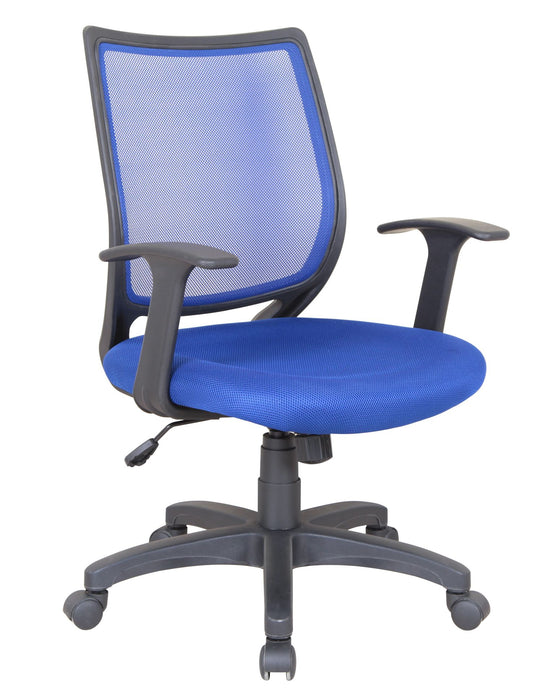 Andrew Office Chair - Blue - Decor Furniture & Mattress