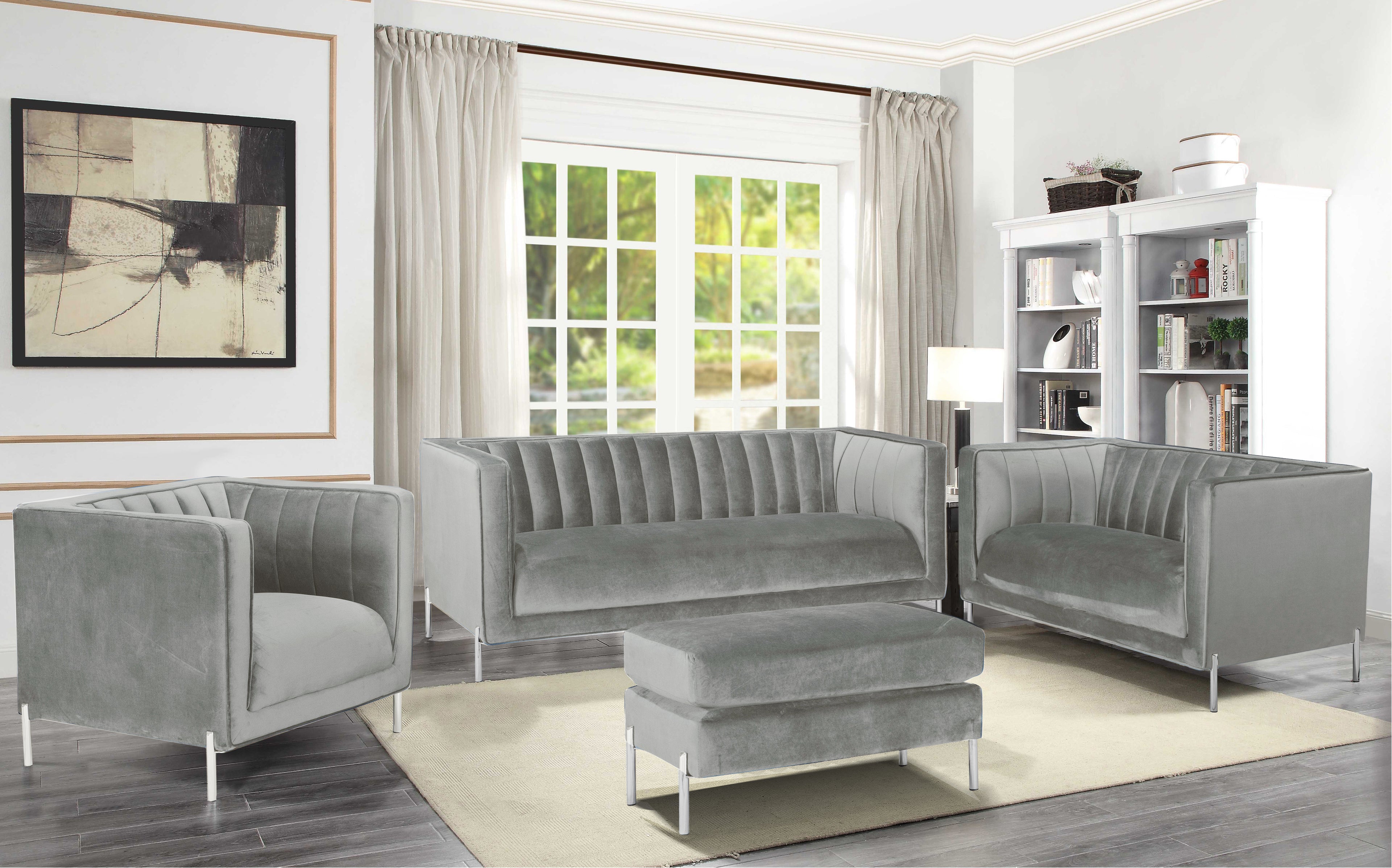 Arthur Blue/Grey Sofa - Decor Furniture & Mattress
