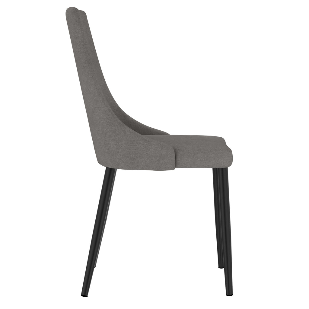 Venice Dining Chairs - Set of 2 - Grey/Beige/Mustard - Decor Furniture & Mattress