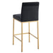 Diego Counter Stool with Gold Legs (Multiple Colours) - Decor Furniture & Mattress