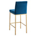Diego Counter Stool with Gold Legs (Multiple Colours) - Decor Furniture & Mattress