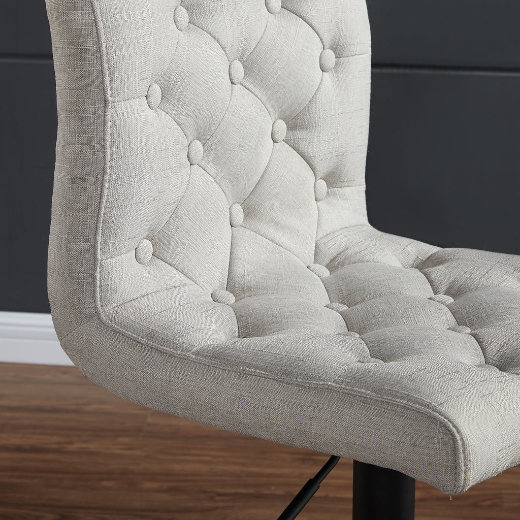 Dex Air Lift Stool - Fabric or Leather - Multiple Colours - Decor Furniture & Mattress