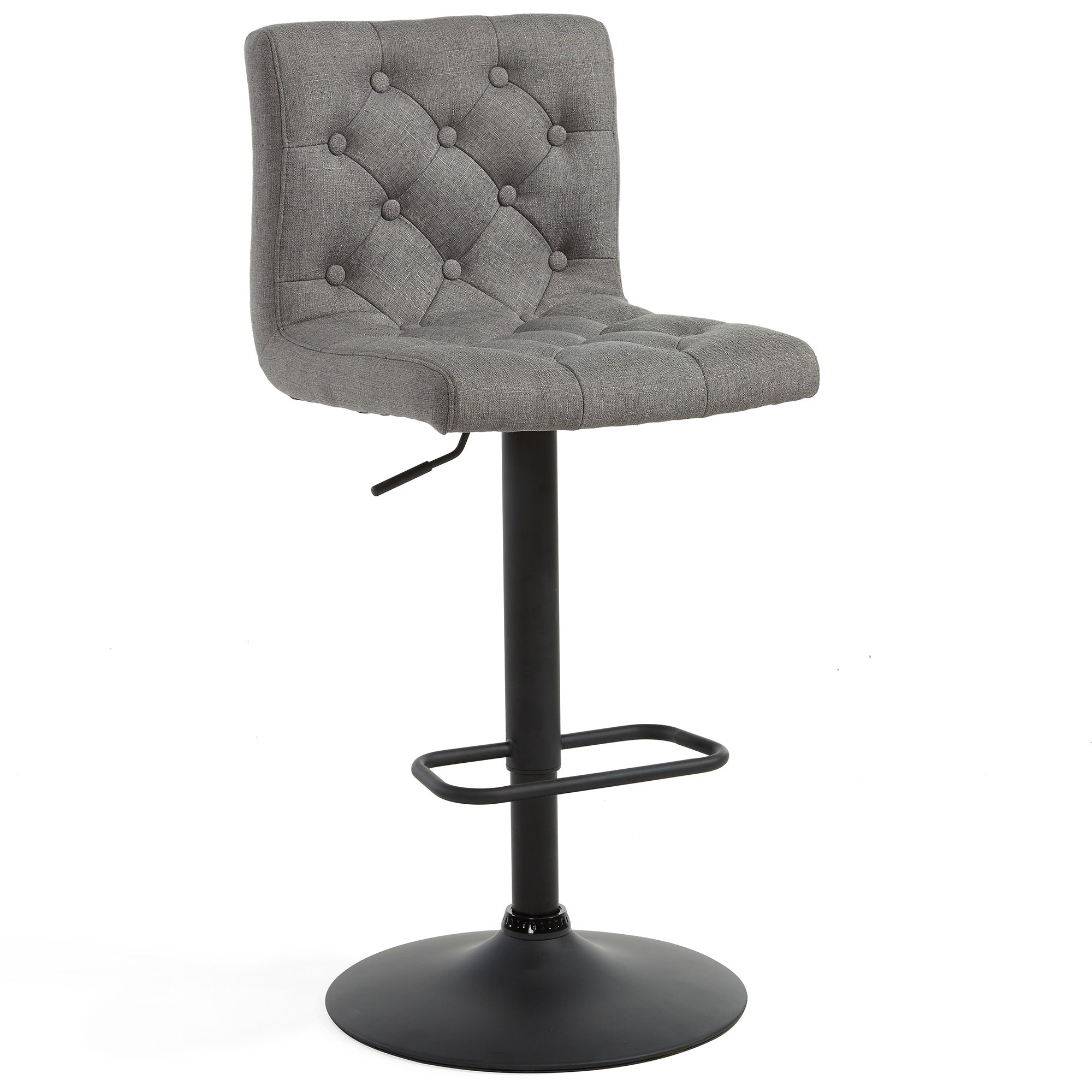 Dex Air Lift Stool - Fabric or Leather - Multiple Colours - Decor Furniture & Mattress