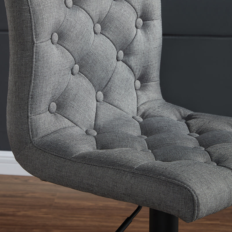 Dex Air Lift Stool - Fabric or Leather - Multiple Colours - Decor Furniture & Mattress