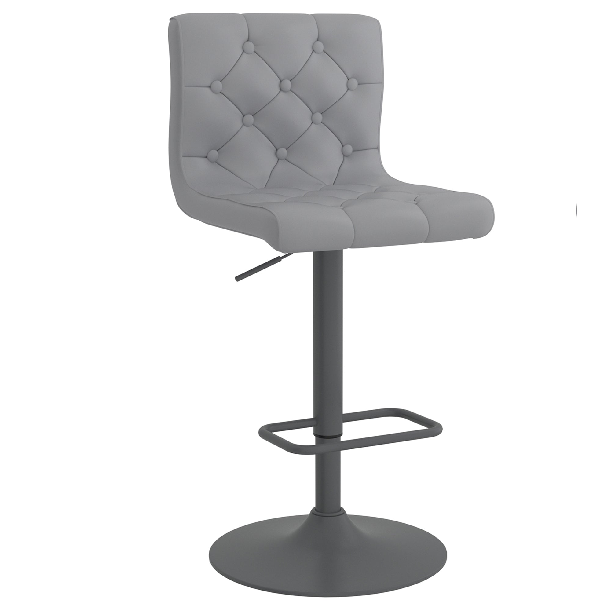 Dex Air Lift Stool - Fabric or Leather - Multiple Colours - Decor Furniture & Mattress