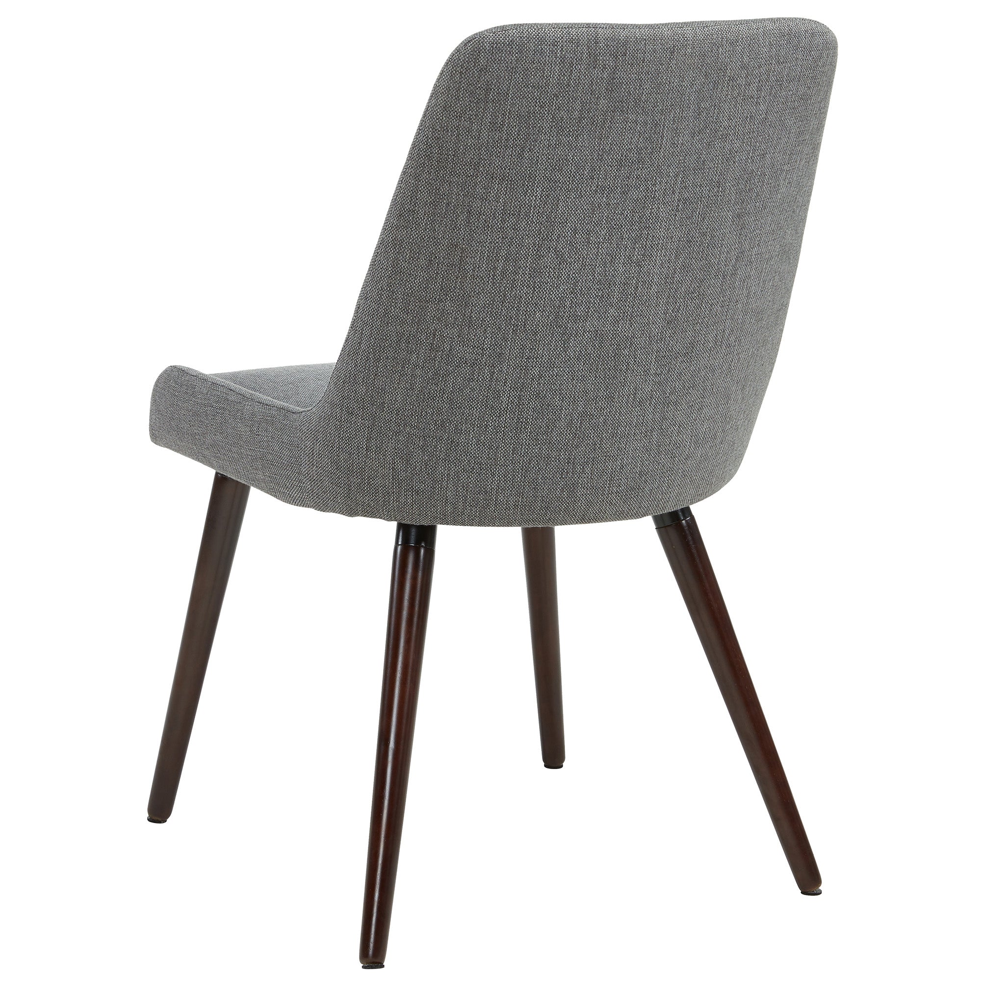Stark/Mia 7Pc Dining Set, Walnut/Dark Grey with Walnut Legs - Decor Furniture & Mattress