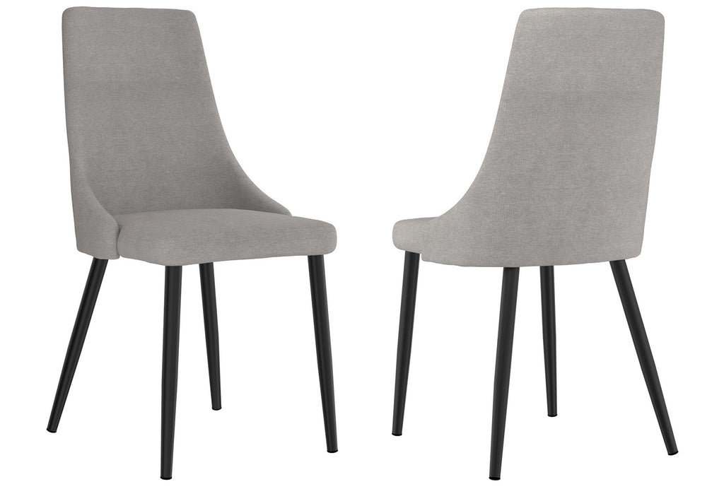 Pascal/Venice 7Pc Dining Set - Grey/Grey - Decor Furniture & Mattress