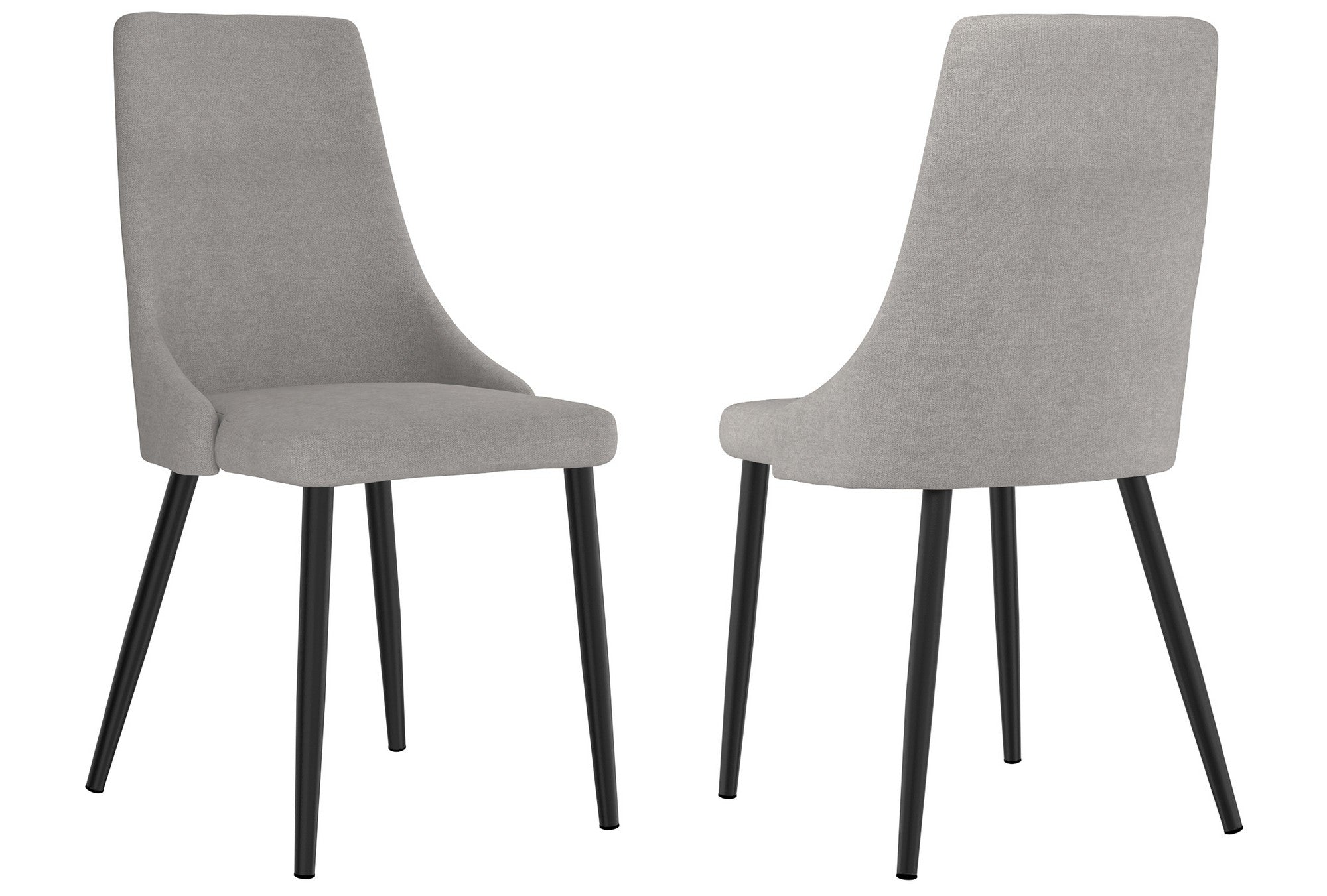 Pascal/Venice 7Pc Dining Set - Grey/Grey - Decor Furniture & Mattress