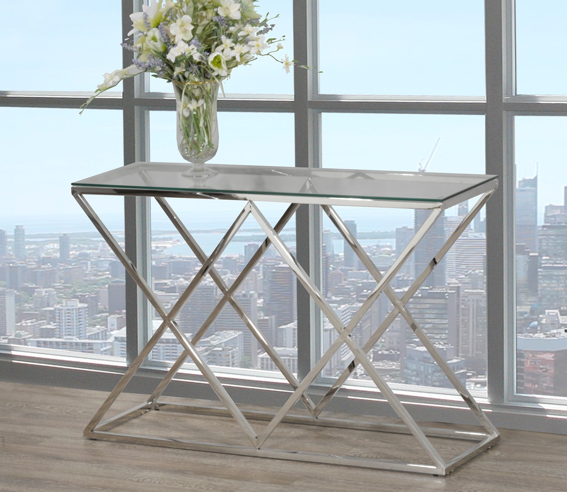 Glass Sofa Table