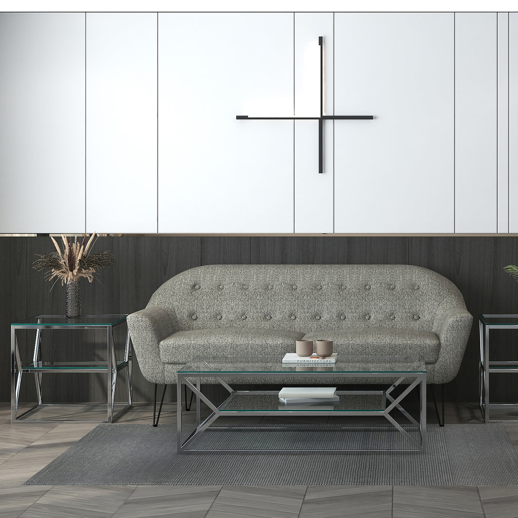 Dragor Coffee Table Series - Silver - Decor Furniture & Mattress