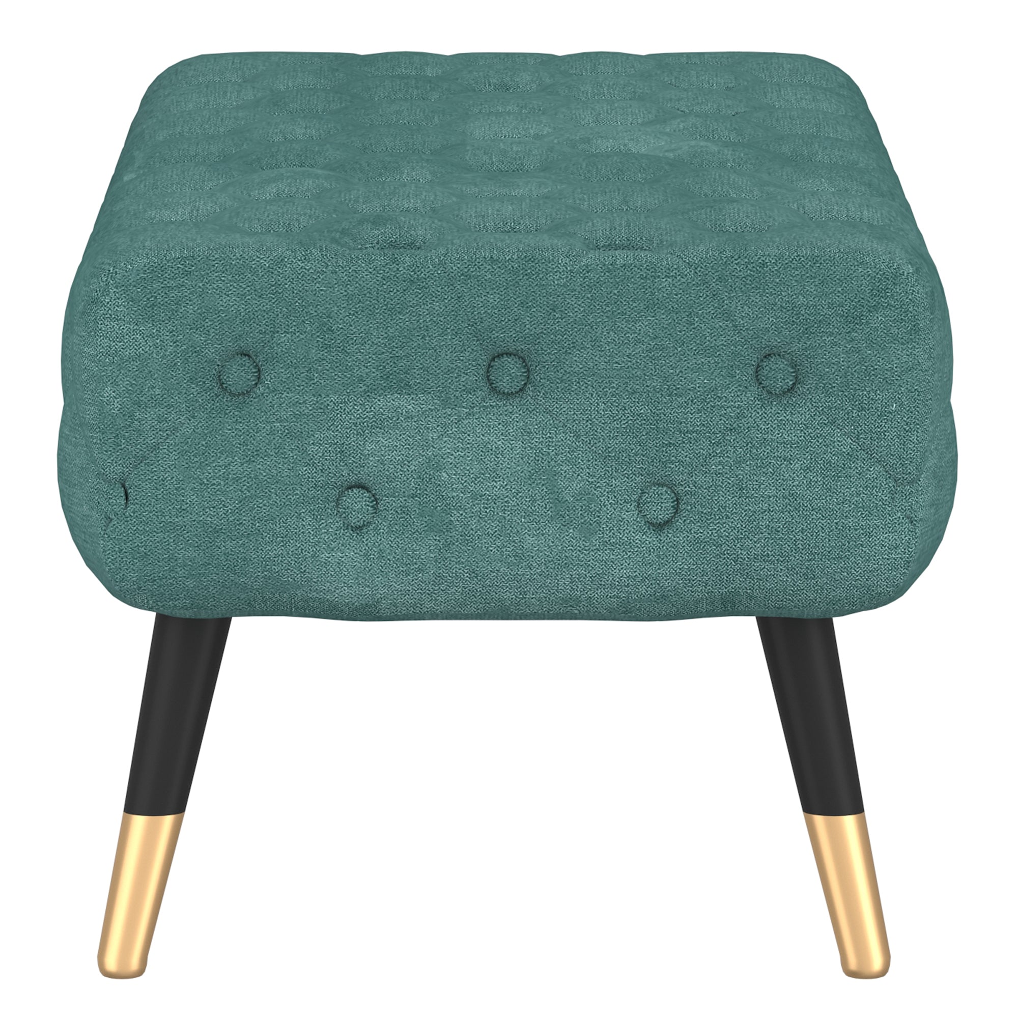 Meryl Bench, Aqua/Mustard/Grey - Decor Furniture & Mattress