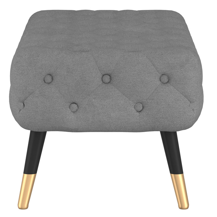 Meryl Bench, Aqua/Mustard/Grey - Decor Furniture & Mattress