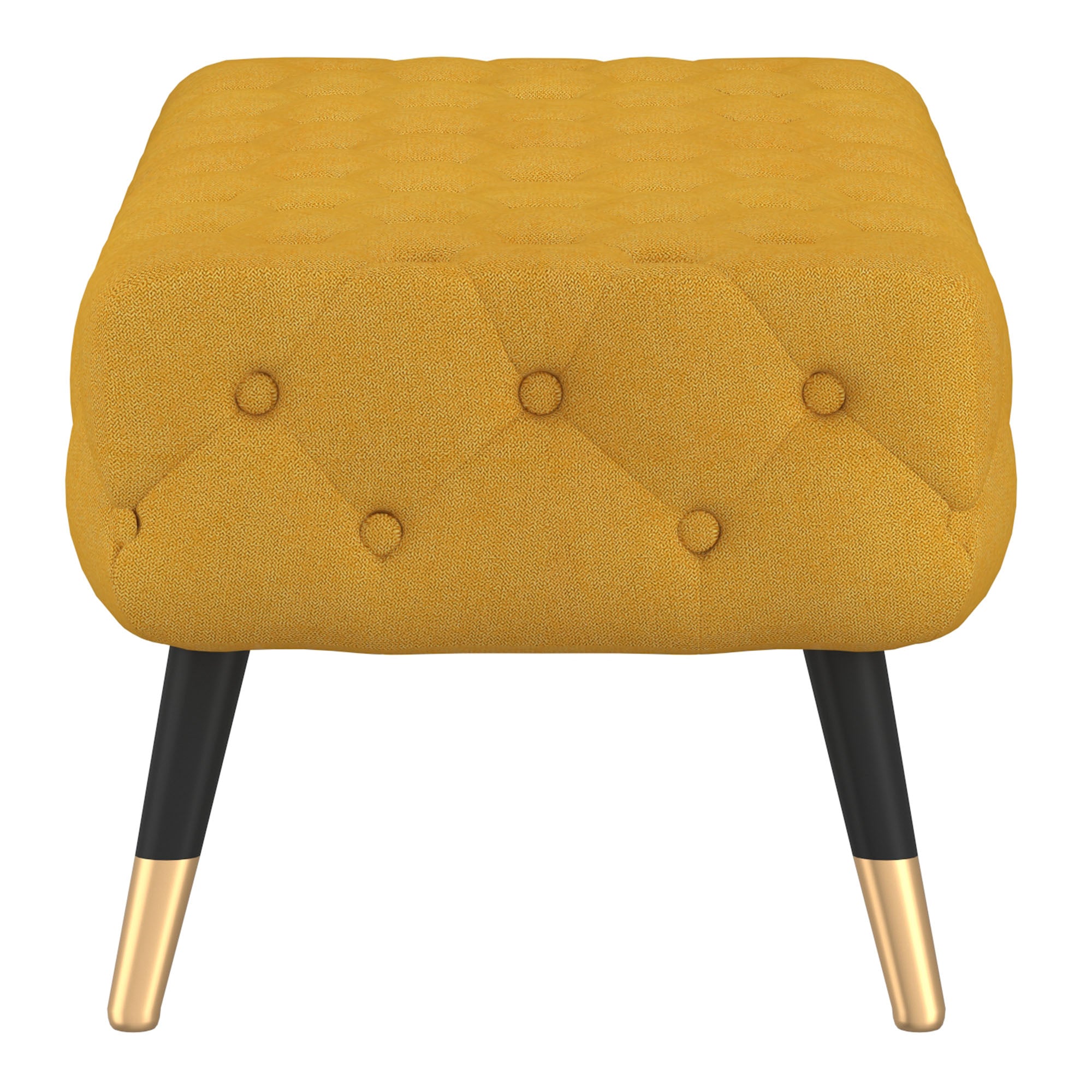 Meryl Bench, Aqua/Mustard/Grey - Decor Furniture & Mattress
